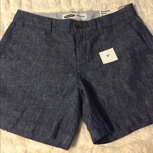 Old Navy linen/cotton everyday shorts, size 0